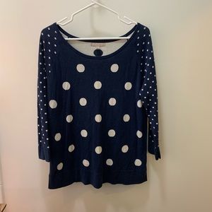 Banana Republic polka dot sweater